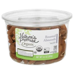 Nature's Promise Organic Almonds Roasted Salted