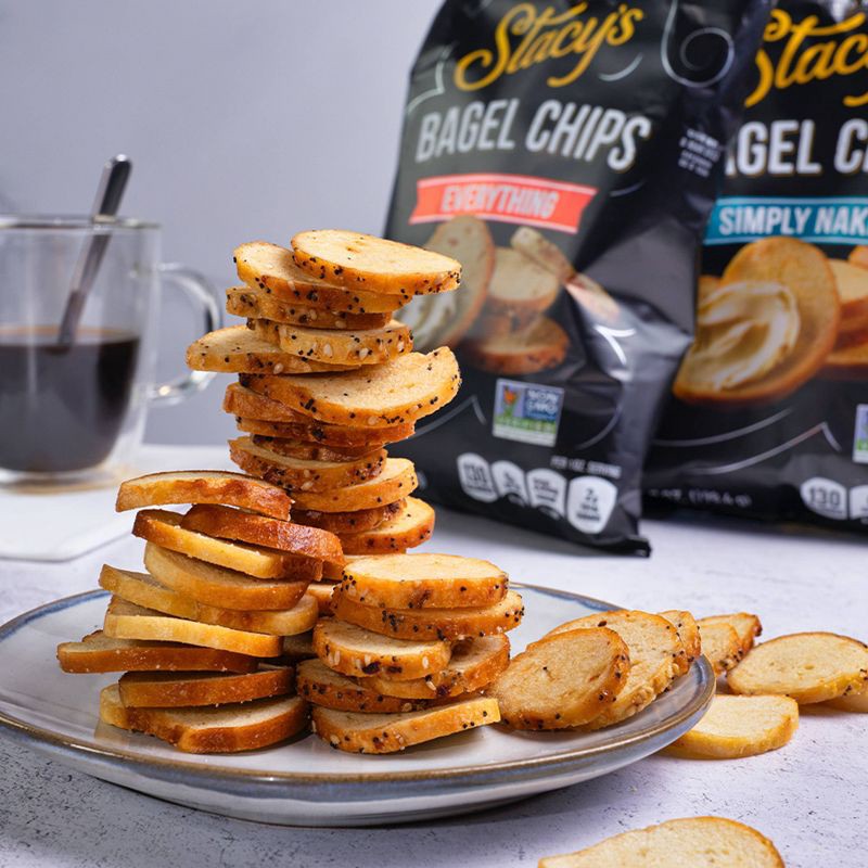 slide 4 of 4, Stacys Stacy's Sea Salt Bagel Chips - 7oz, 7 oz