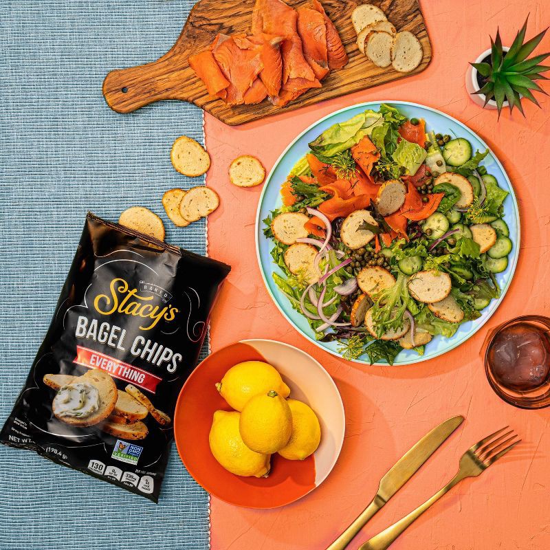 slide 3 of 4, Stacys Stacy's Everything Bagel Chips - 7oz, 7 oz