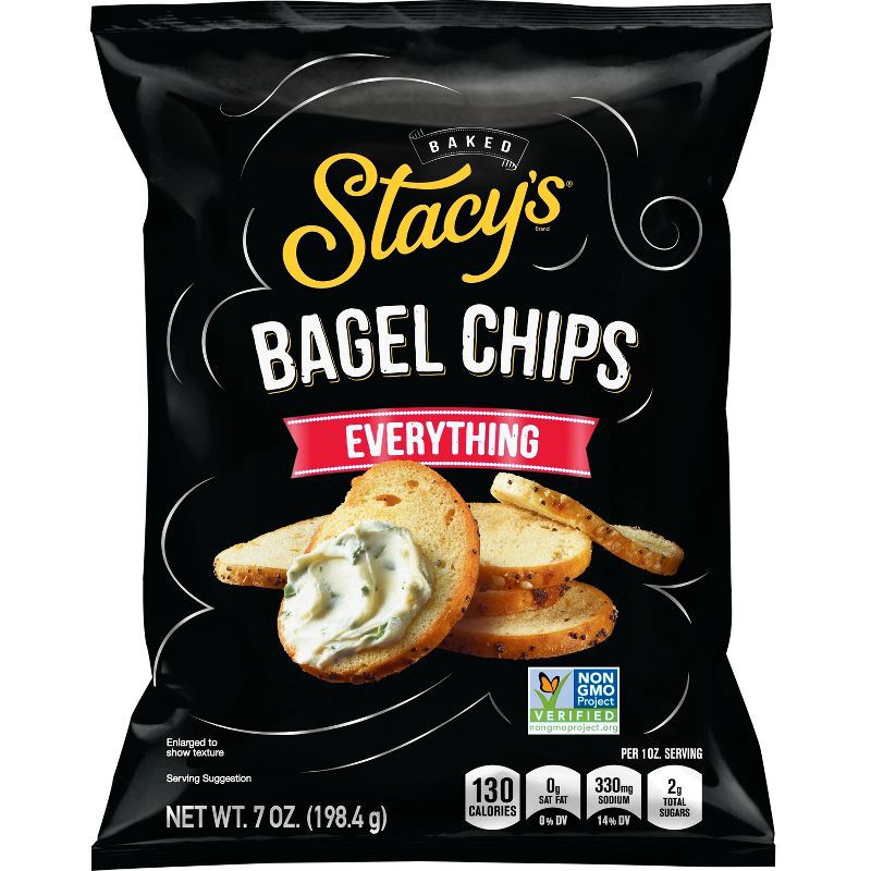 slide 1 of 4, Stacys Stacy's Everything Bagel Chips - 7oz, 7 oz