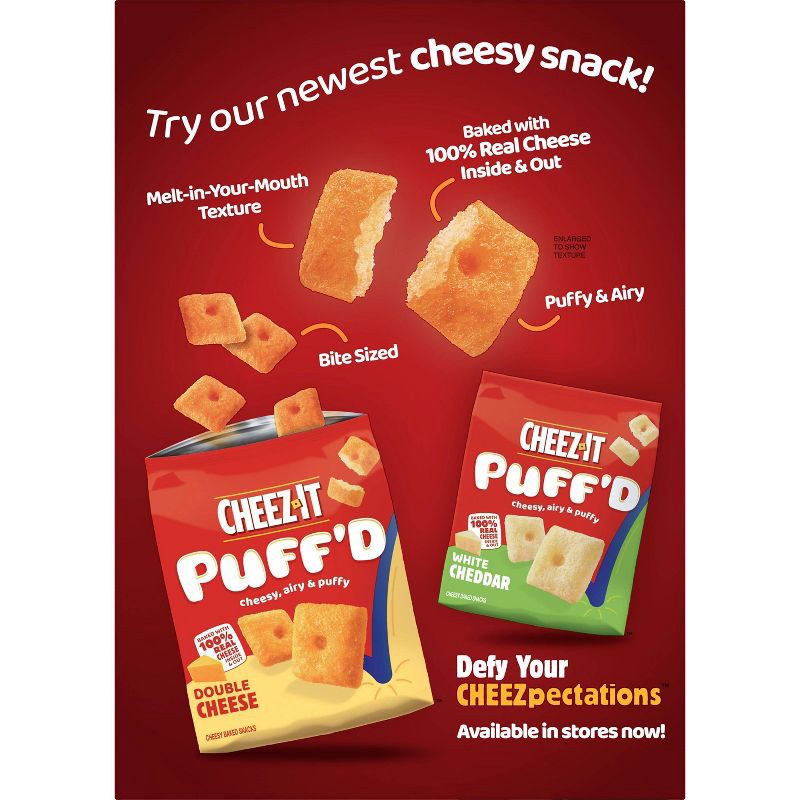 slide 8 of 11, Cheez-It White Cheddar Baked Snack Crackers - 21oz, 21 oz