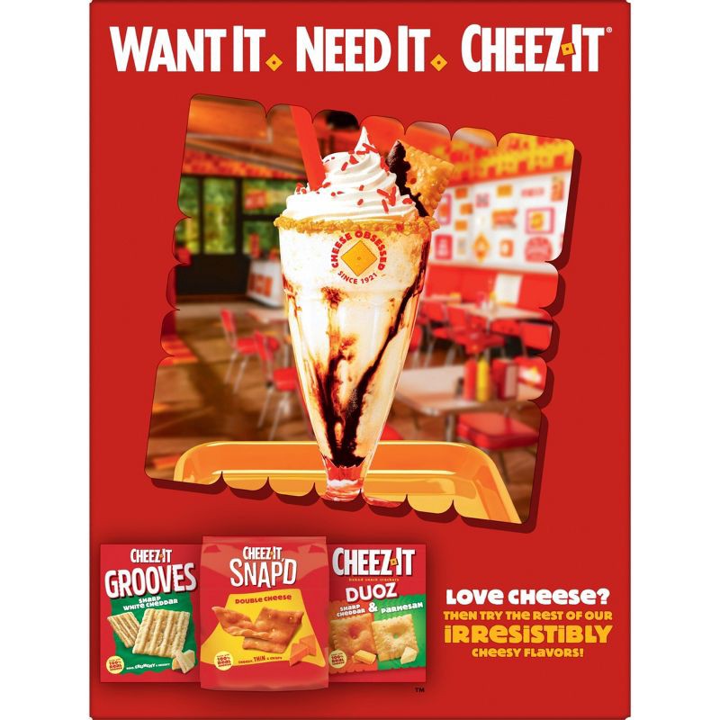 slide 10 of 10, Cheez-It White Cheddar Baked Snack Crackers - 21oz, 21 oz