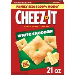 Cheez-It White Cheddar Baked Snack Crackers - 21oz