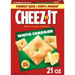 Cheez-It White Cheddar Baked Snack Crackers - 21oz
