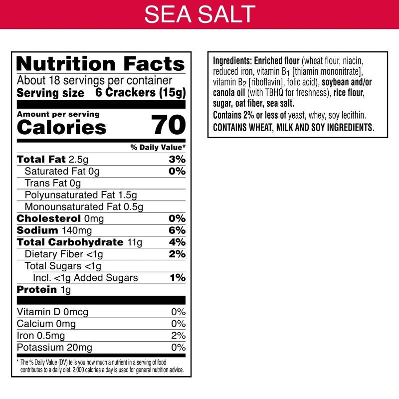 slide 7 of 9, Town House Pita Oven Baked Crackers Sea Salt - 9.5oz, 9.5 oz
