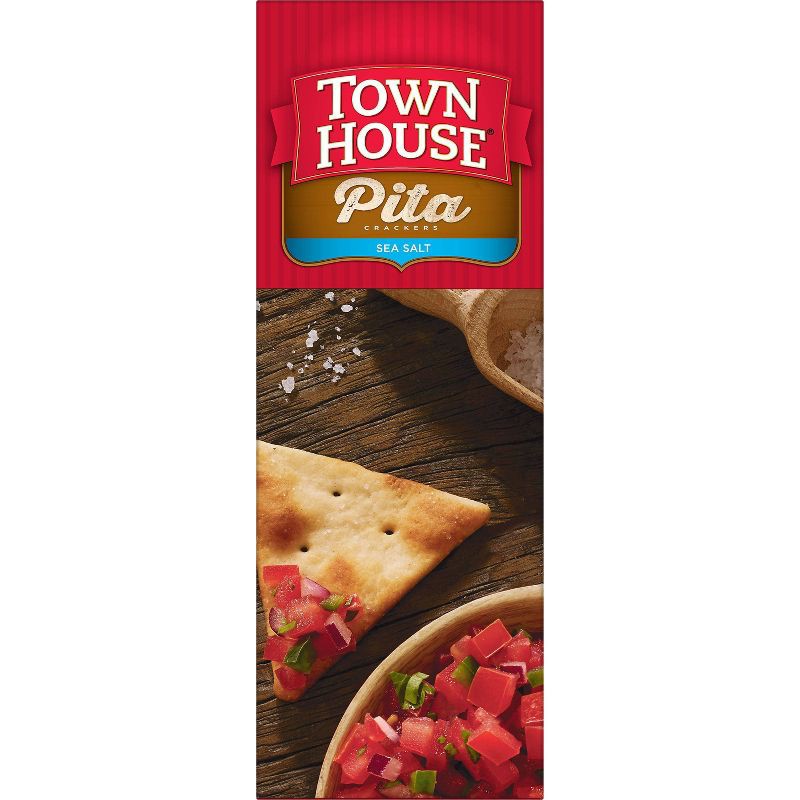 slide 8 of 8, Kellogg's Town House Sea Salt Pita Crackers - 9.5oz, 9.5 oz