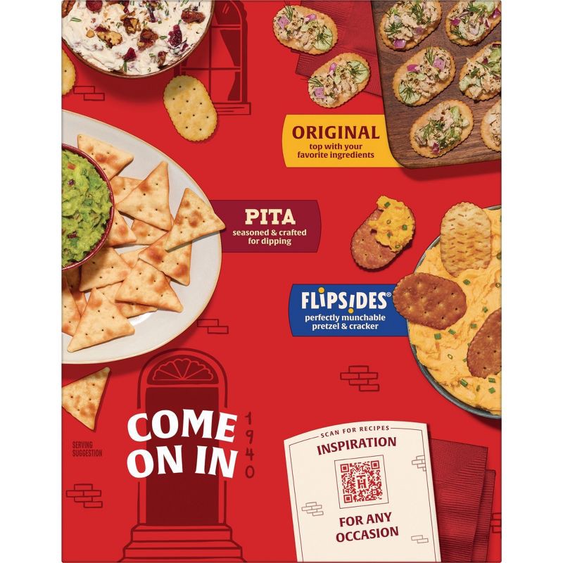 slide 10 of 10, Town House Pita Oven Baked Crackers Sea Salt - 9.5oz, 9.5 oz