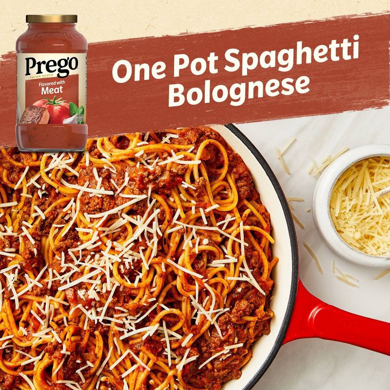 slide 2 of 10, Prego Pasta Sauce Italian Tomato Sauce with Meat - 24oz, 24 oz