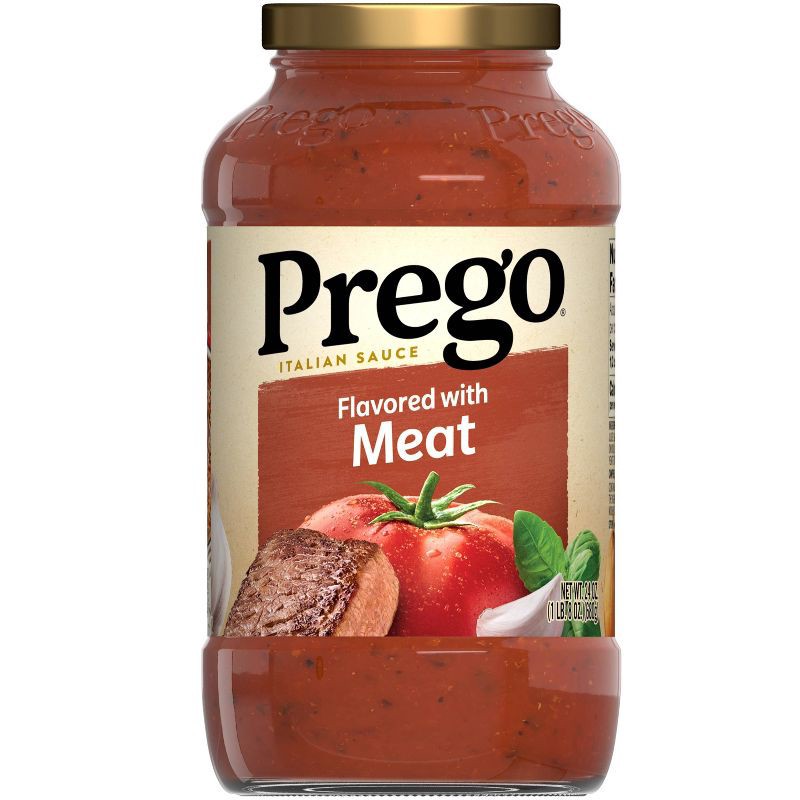 slide 1 of 10, Prego Pasta Sauce Italian Tomato Sauce with Meat - 24oz, 24 oz