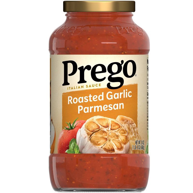 slide 1 of 10, Prego Pasta Sauce Italian Tomato Sauce with Roasted Garlic & Parmesan Cheese - 24oz, 24 oz