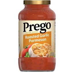 Prego Pasta Sauce Italian Tomato Sauce with Roasted Garlic & Parmesan Cheese - 24oz