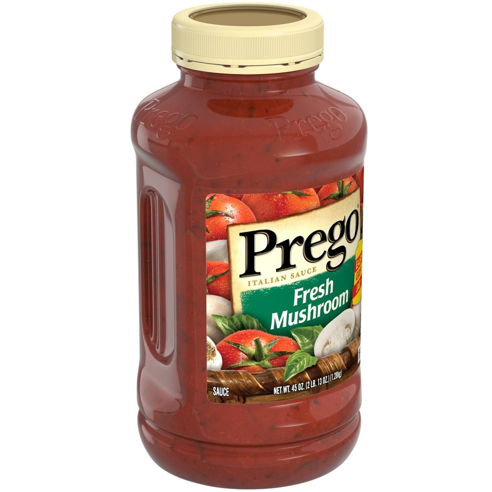 slide 5 of 6, Prego Pasta Sauce Italian Tomato Sauce with Fresh Mushroom - 45oz, 45 oz