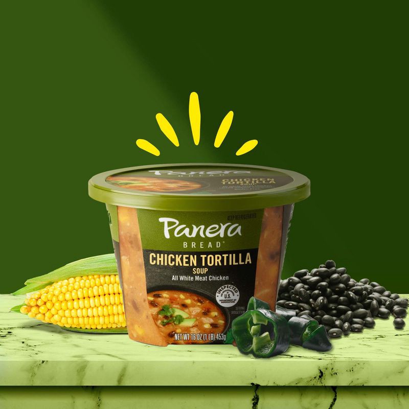 slide 3 of 8, Panera Bread Soups Panera Bread Gluten Free Chicken Tortilla Soup - 16oz, 16 oz