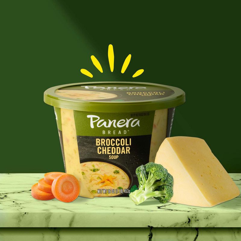 slide 3 of 8, Panera Bread Soups Panera Bread Broccoli Cheddar Soup - 16oz, 16 oz