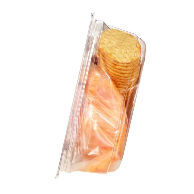 slide 3 of 9, Hormel Gatherings Pepperoni, Cheddar Cheese & Crackers Snack Tray - 14oz, 14 oz