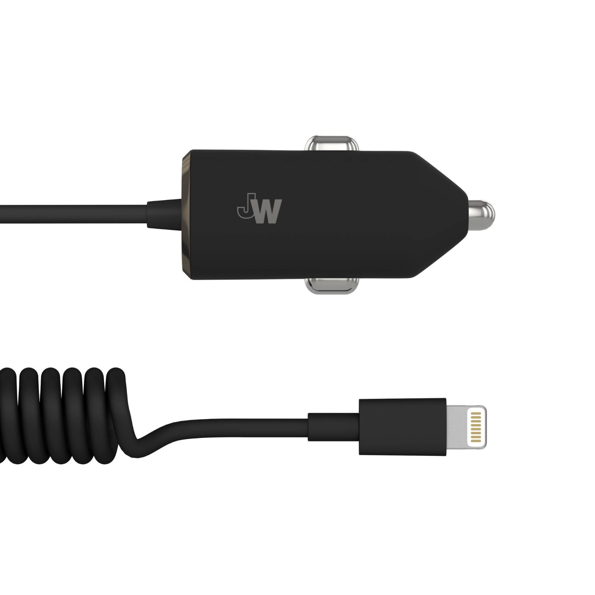 slide 1 of 1, Just Wireless Car Mobile Charger for iPhone 5/5s - Black (03401), 1 ct