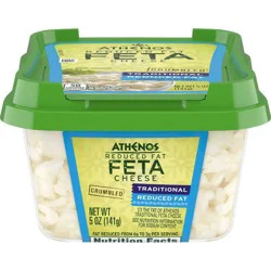 Athenos Reduced Fat Feta Cheese - 5oz