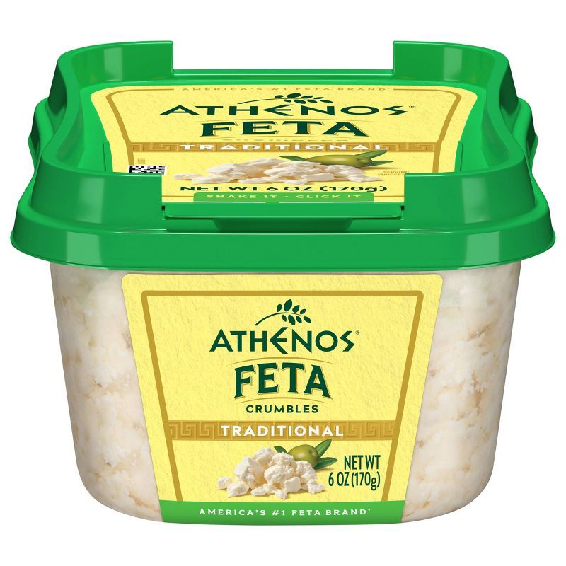 slide 1 of 8, Athenos Traditional Feta Cheese - 6oz, 6 oz