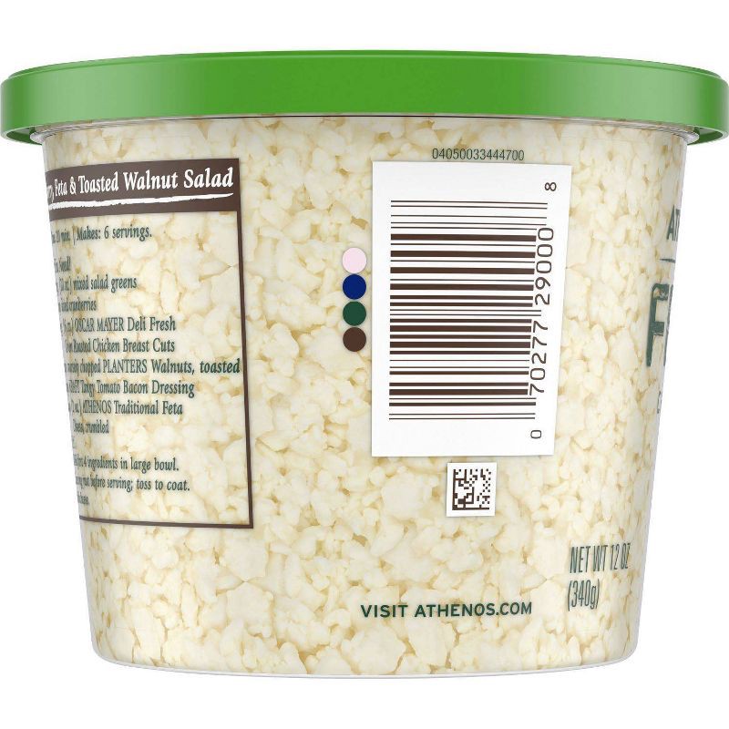 slide 7 of 8, Athenos Traditional Feta Cheese - 12oz, 12 oz