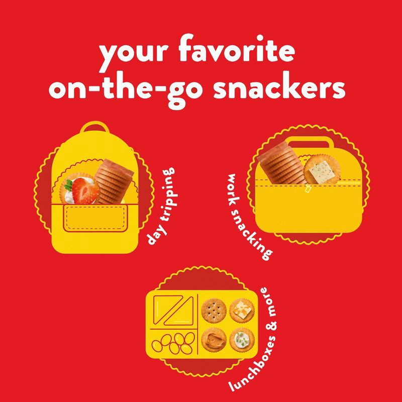 slide 18 of 19, RITZ Fresh Stacks Whole Wheat Crackers Travel Snacks - 11.6oz, 11.6 oz