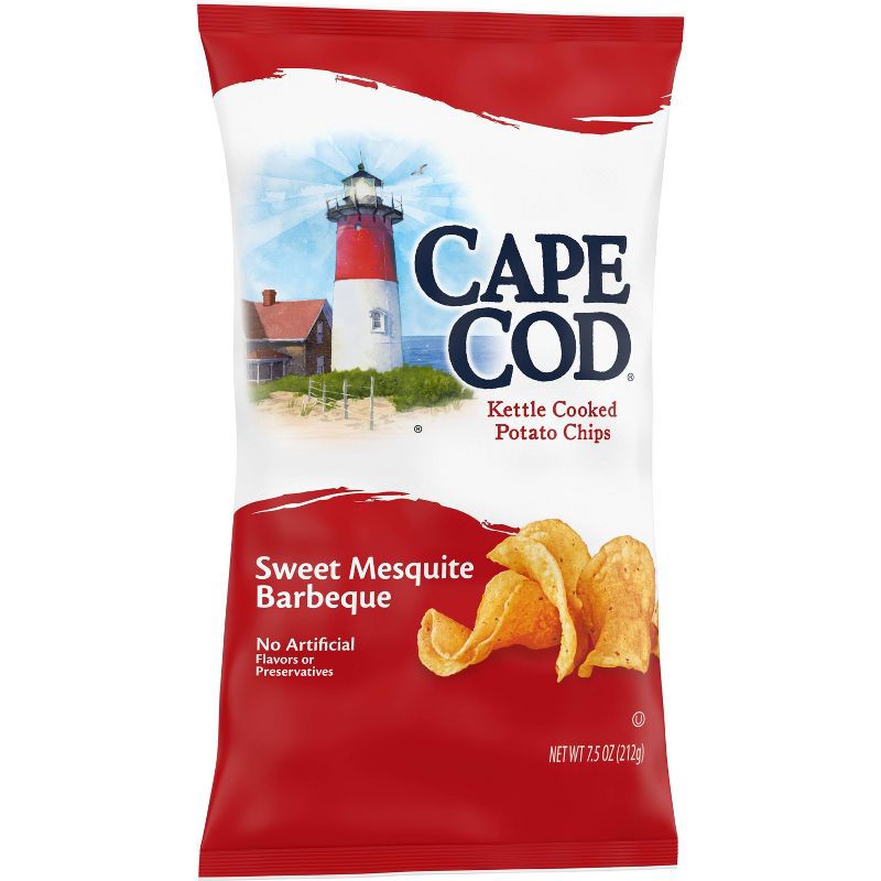 slide 4 of 9, Cape Cod Potato Chips Sweet Mesquite Barbeque Kettle Chips - 7.5oz, 7.5 oz