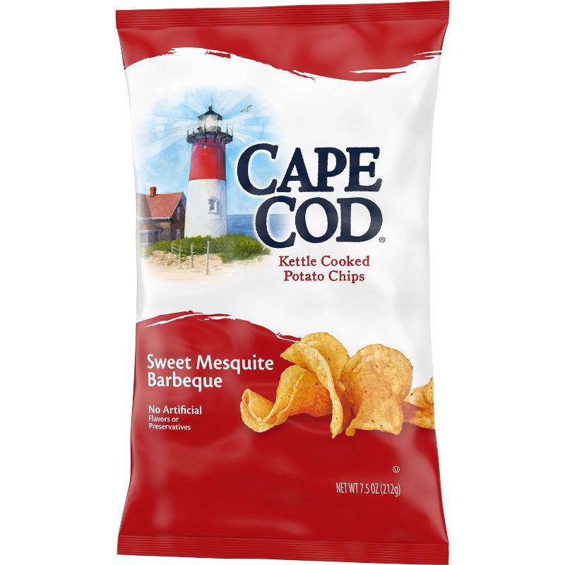 slide 9 of 9, Cape Cod Potato Chips Sweet Mesquite Barbeque Kettle Chips - 7.5oz, 7.5 oz