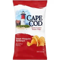 Cape Cod Potato Chips Sweet Mesquite Barbeque Kettle Chips - 7.5oz