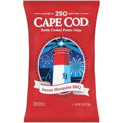 Cape Cod Potato Chips Sweet Mesquite Barbeque Kettle Chips - 7.5oz