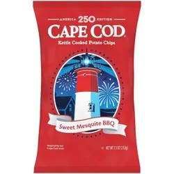 Cape Cod Potato Chips Sweet Mesquite Barbeque Kettle Chips - 7.5oz