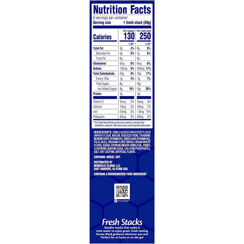 slide 11 of 13, Honey Maid Fresh Stacks Graham Crackers Travel Snacks - 12.2oz/6ct, 12.2 oz, 6 ct