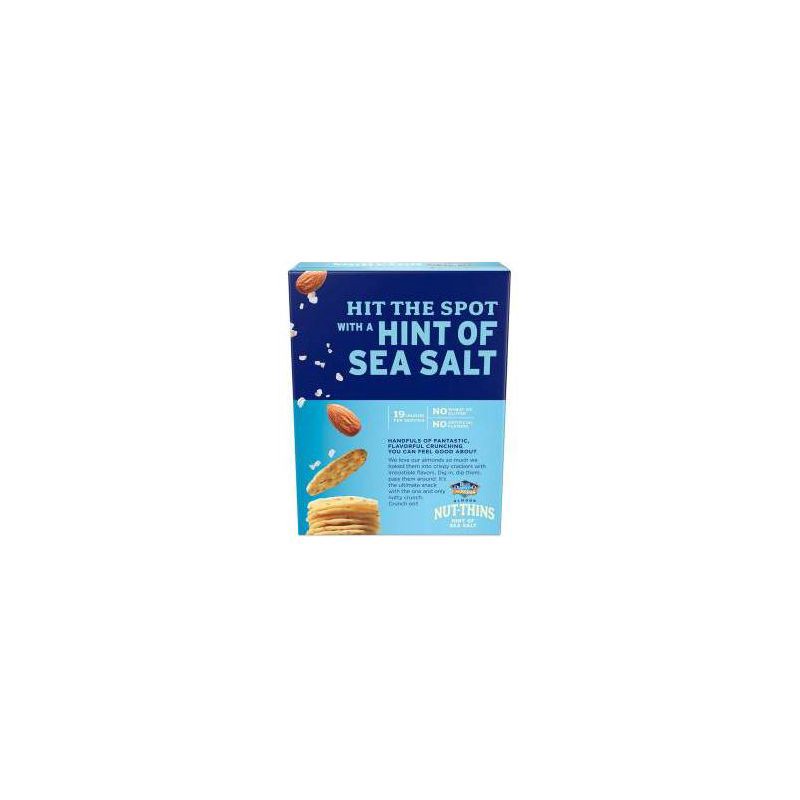 slide 2 of 5, Blue Diamond Almonds Blue Diamond Nut Thins Hint Of Sea Salt - 4.25oz, 4.25 oz