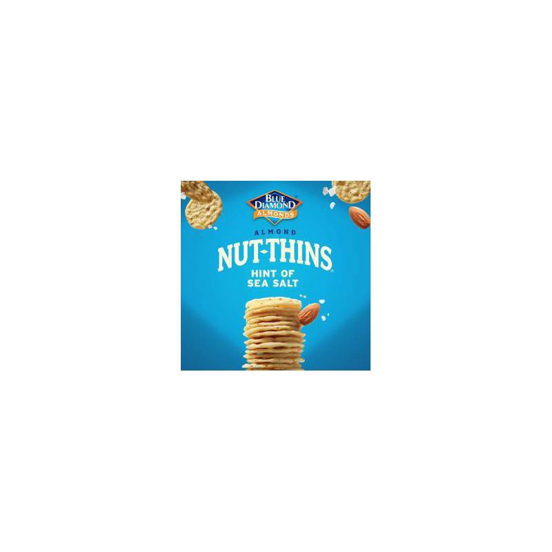 slide 3 of 5, Blue Diamond Almonds Blue Diamond Nut Thins Hint Of Sea Salt - 4.25oz, 4.25 oz