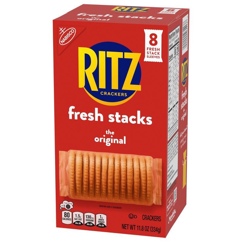 slide 5 of 17, RITZ Fresh Stacks Original Crackers Travel Snacks - 11.8oz, 11.8 oz
