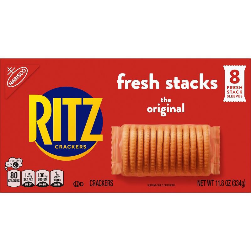 slide 10 of 21, Ritz Original Crackers - Fresh Stacks - 11.8oz, 11.8 oz