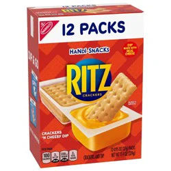 Handi-Snacks Ritz Crackers 'N Cheese Dip - 12ct/11.4oz