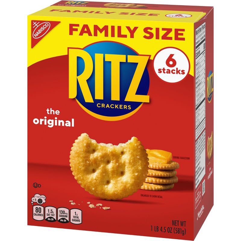 slide 2 of 9, Ritz Crackers Original - Family Size - 20.5oz, 20.5 oz