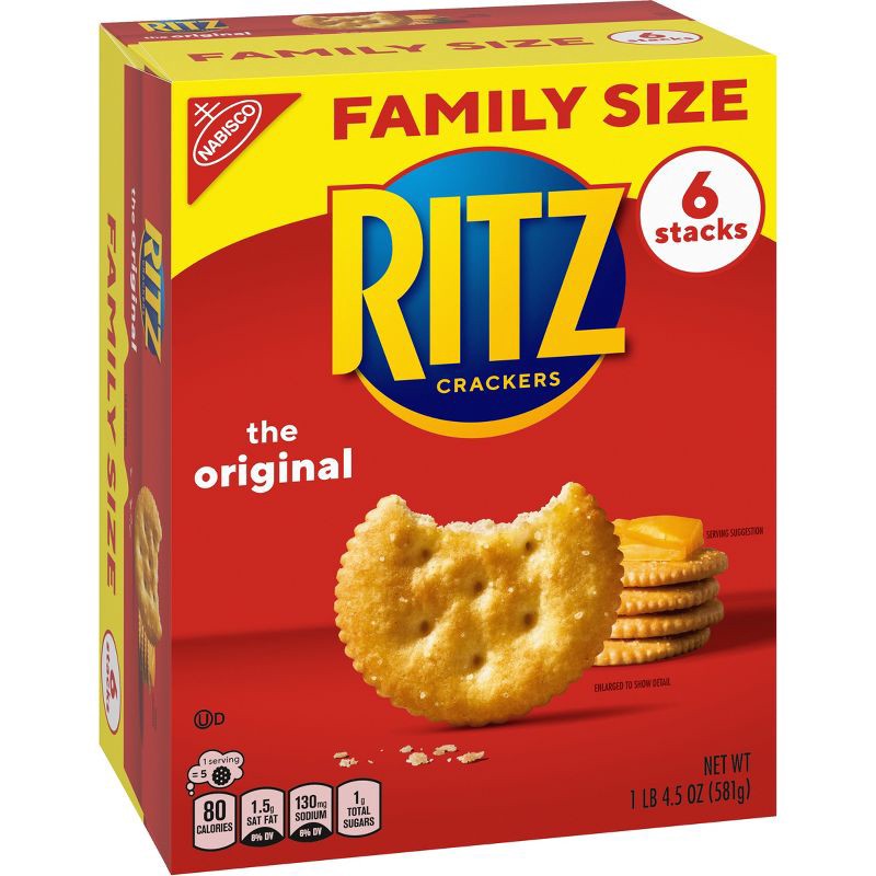 slide 4 of 9, Ritz Crackers Original - Family Size - 20.5oz, 20.5 oz