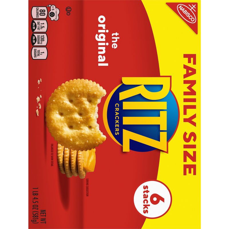 slide 5 of 9, Ritz Crackers Original - Family Size - 20.5oz, 20.5 oz