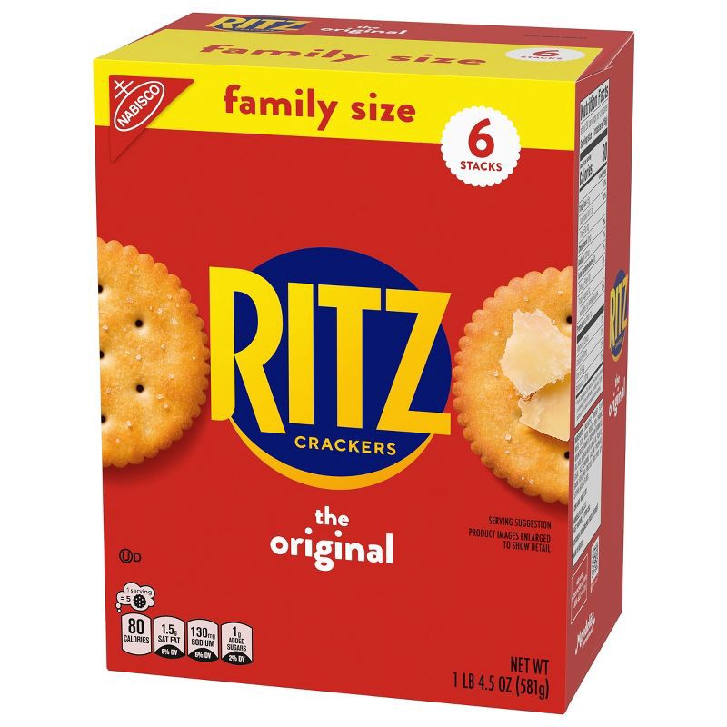 slide 3 of 14, RITZ Original Crackers Family Size - 20.5oz, 20.5 oz