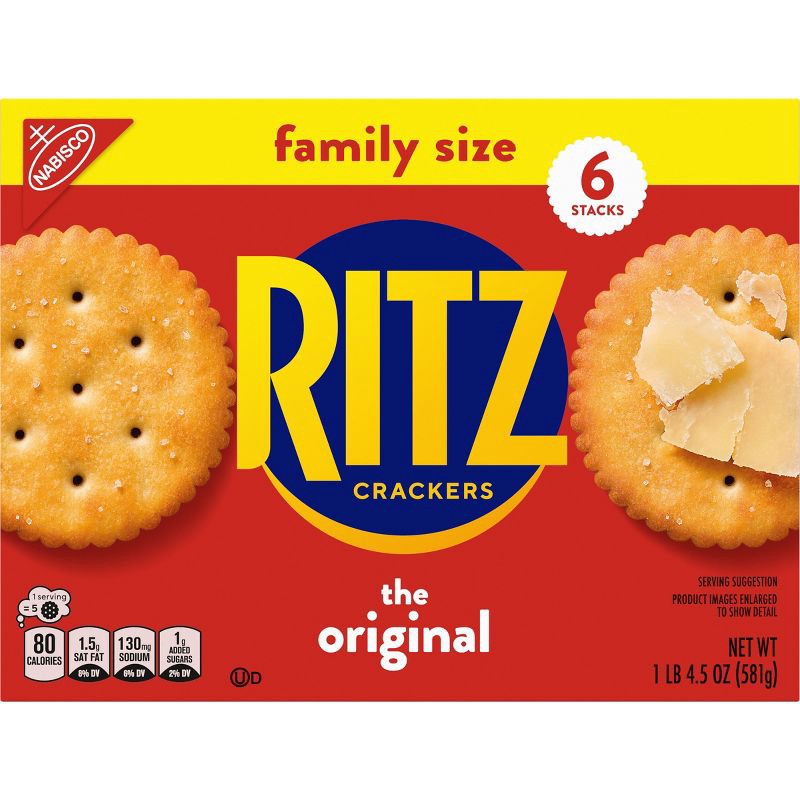 slide 10 of 14, Ritz Crackers Original - Family Size - 20.5oz, 20.5 oz