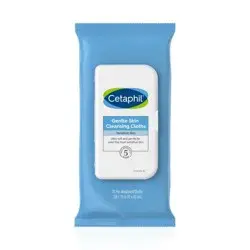 Cetaphil Gentle Skin Cleansing Cloths Face and Body Wipes - 25ct