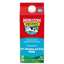 Horizon Organic 2% Reduced Fat Milk - 0.5gal