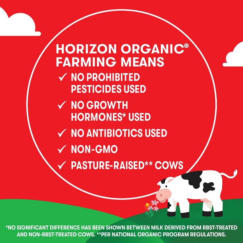 slide 9 of 10, Horizon Organic Fat Free High Vitamin D Milk - 0.5gal, 1/2 gal