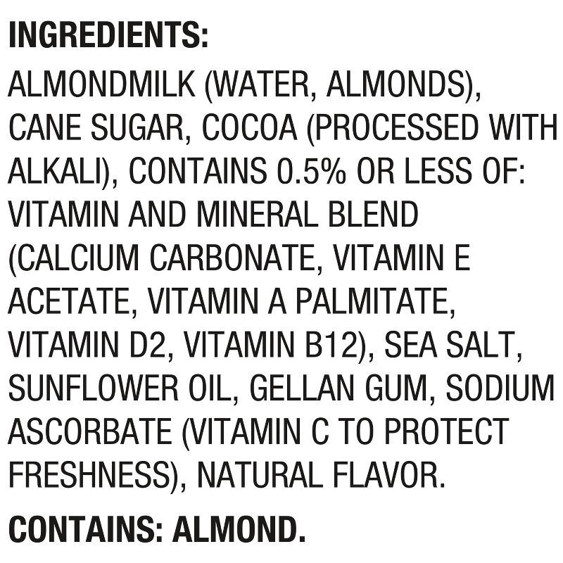slide 9 of 12, Silk Dark Chocolate Almond Milk - 0.5gal, 1/2 gal
