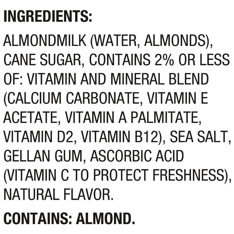 slide 9 of 12, Silk Original Almond Milk - 0.5gal, 1/2 gal