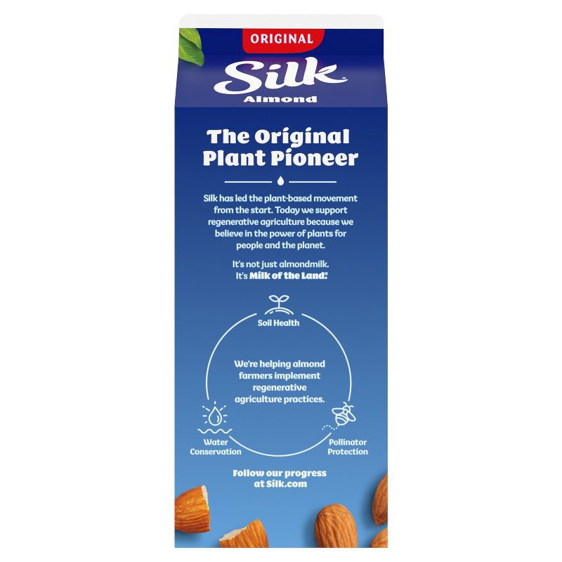 slide 11 of 12, Silk Original Almond Milk - 0.5gal, 1/2 gal