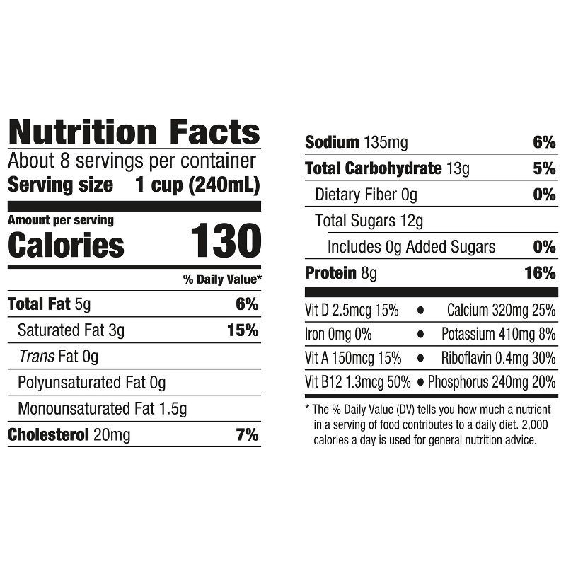 slide 8 of 8, Horizon Organic 2% Reduced Fat DHA Omega-3 Milk - 0.5gal, 1/2 gal