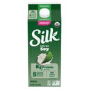 Silk Unsweetend Organic Dairy Free Soy Milk - 0.5gal: Gluten-Free, Vegan