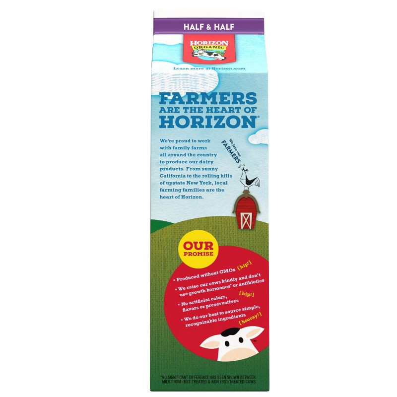 slide 8 of 8, Horizon Organic Half & Half - 1qt (32 fl oz), 1 qt, 32 fl oz