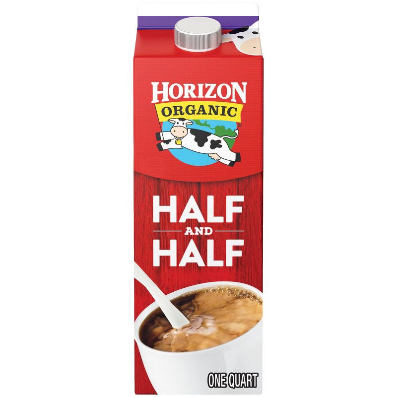 slide 1 of 5, Horizon Organic Half & Half - 1qt (32 fl oz), 1 qt, 32 fl oz